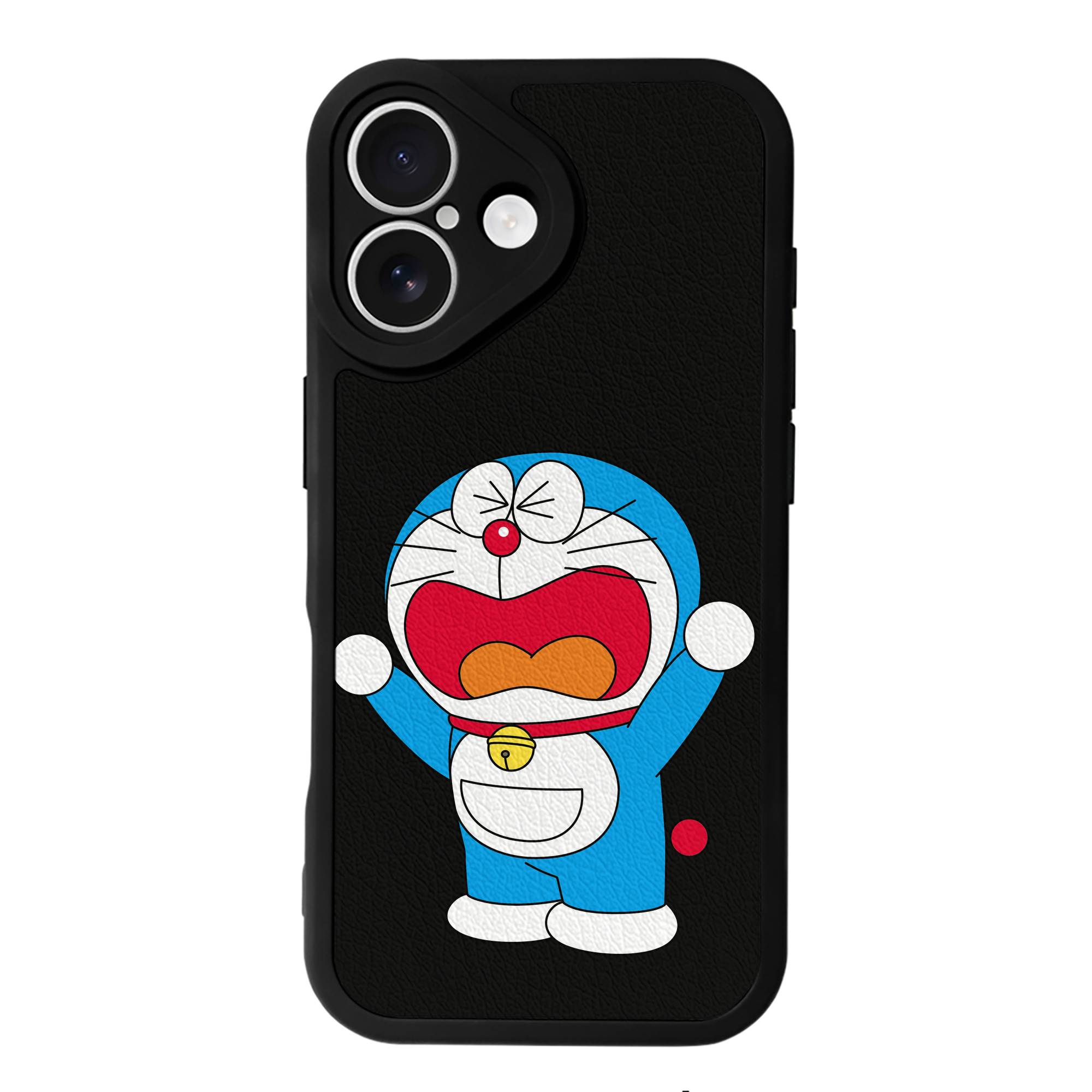 （画像用） ドラえもん Doraemon 【iPhone 16シリーズ対応】シリコンスマホケース（レザー調） 材質：シリコン